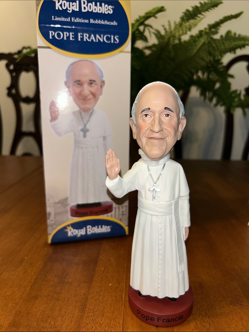 Pope Francis Royal Bobbles Bobblehead Limited Edition 2015 New NIB